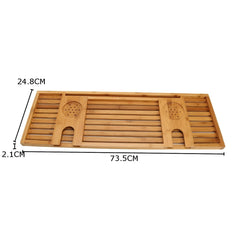 Luxury Bamboo Bathtub Tray