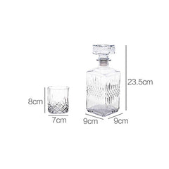 Class Act Decanter with 4 Glasses