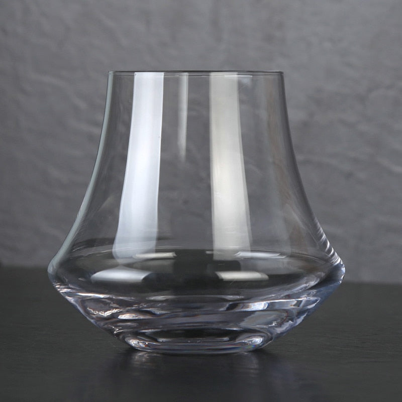 Crystal Spinning Top Drinking Glass