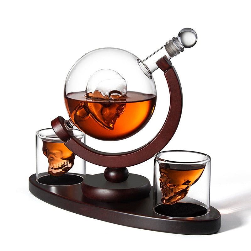 Skull Decanter Set