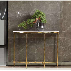 Modern Minimalist Semi-Circular Console Table
