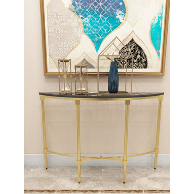 Modern Minimalist Semi-Circular Console Table