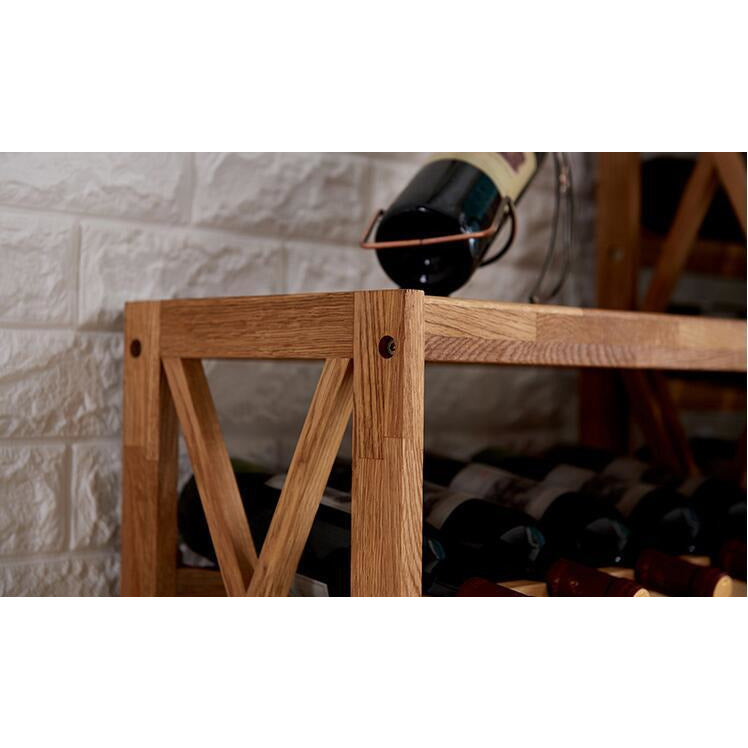 Modern Wooden Wine Rack Cabinet Display