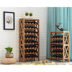 Modern Wooden Wine Rack Cabinet Display