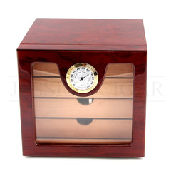 Prestige Cedar Humidor w/ Humidifier Hygrometer