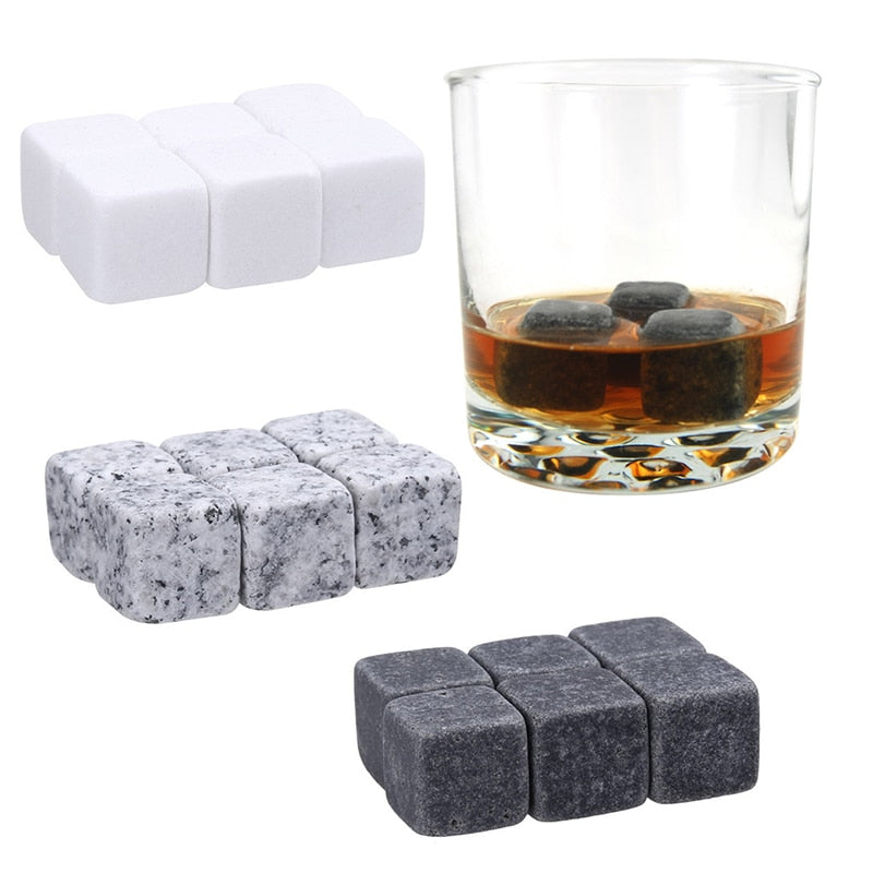 On the Rocks Chilling Stones - Set of 6