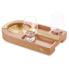 Austrian Glass and Ashtray Set